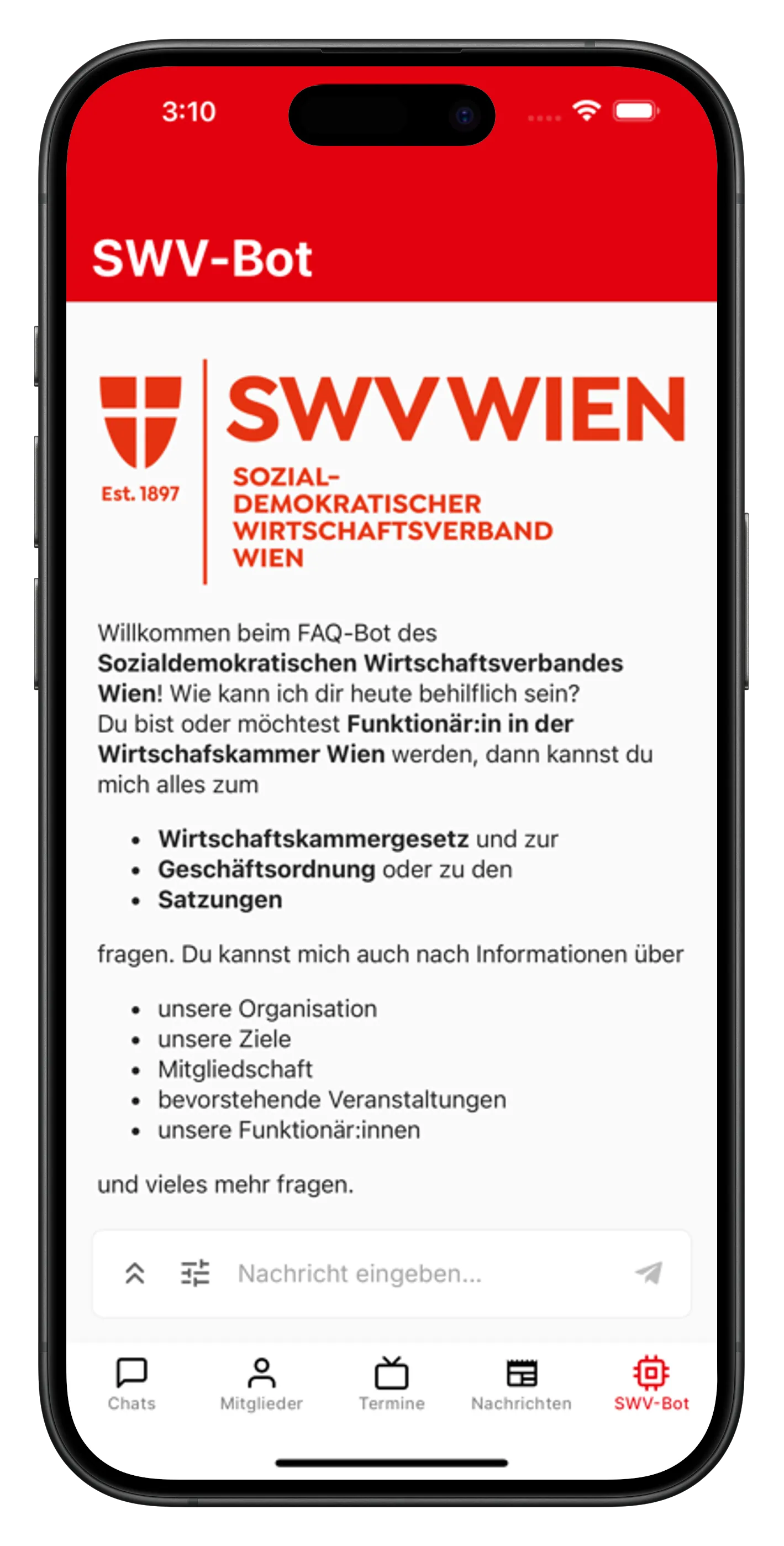 SWV Wien — screenshot 4
